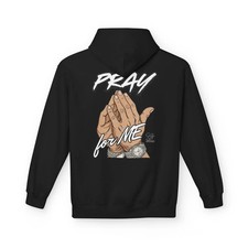Pray For Me Elite Designer Unisex Midweight Softstyle Fleece Hoodie by GT