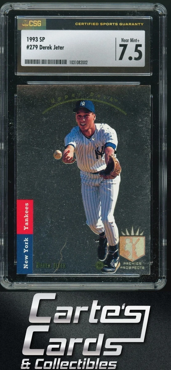 Derek Jeter Grade 7.5 Baseball Sports Trading Cards & Accessories