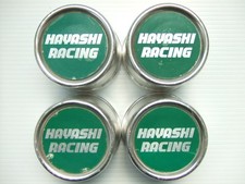 Vintage Hayashi Racing 73mm Wheel Center Caps Set Of 4 Jdm