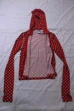 Play Comme Des Garcons Womens Red Polka Dot Long Sleeve Top Size L