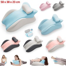 Ergonomic Memory Foam Wedge Pillow 27 Support Cushion for Back, Neck and Waist
