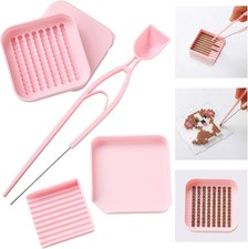 5pcs Fuse Beads Picking Tool Set Tweezer Tray DIY Craft Sorting Kit Holder Tool