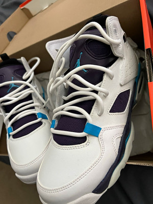 Jordan Air Jordan Flight Club 91 Men's Mid Top Lace Up Colorblock Sneakers