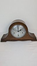 Smiths of Enfield Chiming Wooden Case Tambour Mantle Clock with Key - E2