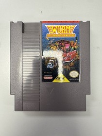 Nes Wurm Journey To The Center Of The Earth CIB Game Box Manual W/ Protector 