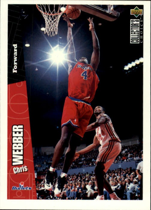 1996-97 Collector's Choice #163 Chris Webber - BSK