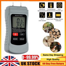 Digital LCD Moisture Meter for Wood, Masonry, Walls & Other Materials Damp Meter