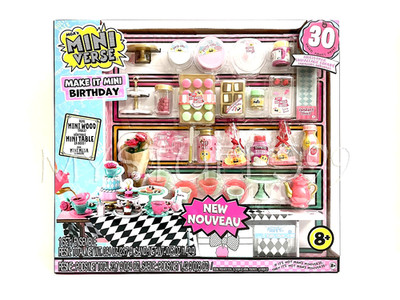 MGA'S MINIVERSE MAKE IT MINI BIRTHDAY 30 PIECES MULTI-PACK SET'' NEW IN BOX!!