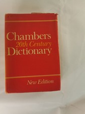 Chambers 20th Century Dictionary New Edition Hardcover Collectable ReferenceBook