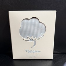 Nellapima Blue Gingham Crib Sheets NEW