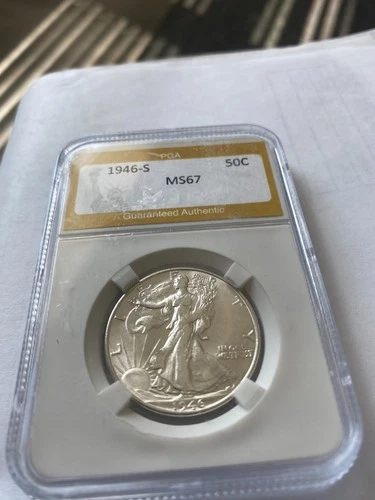 1946 S Walking Liberty Half Dollar MS 67