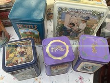Nestl&eacute; Toll House Cookies Limited Edition Blechdose blau Motiv Menschen