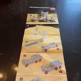 Vintage LEGO Space Set 452 Mobile Tracking Station MANUAL ONLY