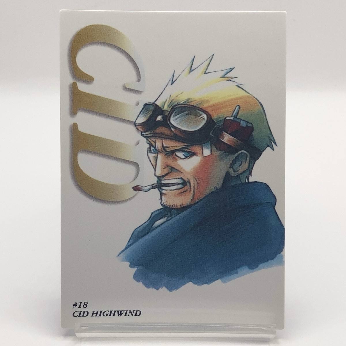 CID Highwind #18 Final Fantasy VII Carddass Masters Card BANDAI