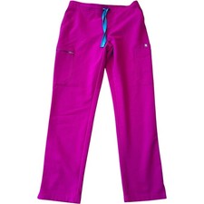 NWOT Figs Yola Discontinued Raspberry Sorbet Original Waistband Scrub Pants S/P