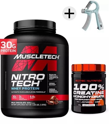 MuscleTech Nitro Tech Performance 1800g Whey Protein Isolat + Creatine 300 gr