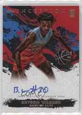 2021-22 Topps Inception OTE Overtime Elite Red 42/75 Bryson Warren Auto 0s1n
