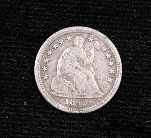 1842 Liberty Seated Half Dime T.3 #J11563