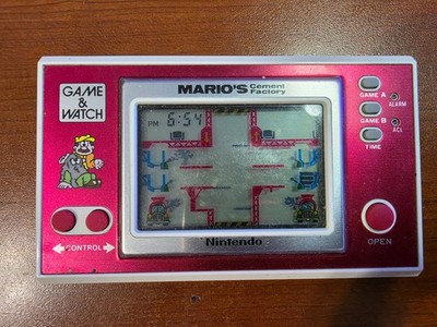 Game & Watch Mario's Cement Factory (ML-102) Tested / Working.