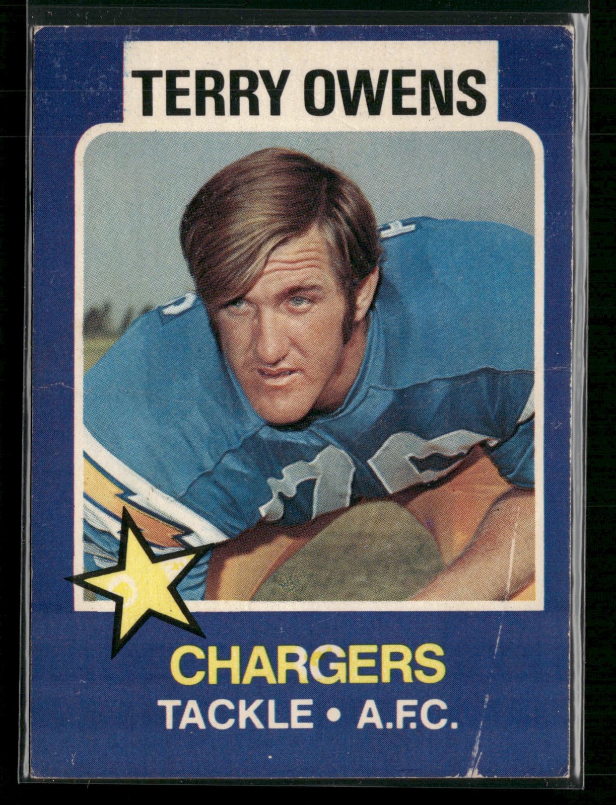 Terry Owens 1975 Town Talk Bread #10 San Diego Chargers