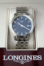 Men's  * LONGINES *    FLAGSHIP  Swiss  Watch ; DATE ; Cleaned +NEW Battery; Box