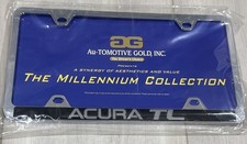 Acura Tl Chrome With Black Plastic License Plate Frame Acura Tl Chrome With Black Plastic License Plate Frame