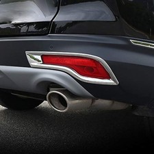 Kadore For 2017-2019 Honda CR-V Chrome Rear Bumper Reflector Bezels Trim 122751