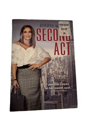 Second Act DVD 2018 Jennifer Lopez Romantic Comedy Peter Segal