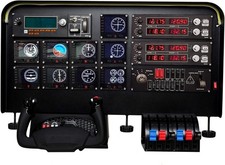 Cockpit simulatore di volo completo - compatibile con Logitech, Saitek, nido d'ape