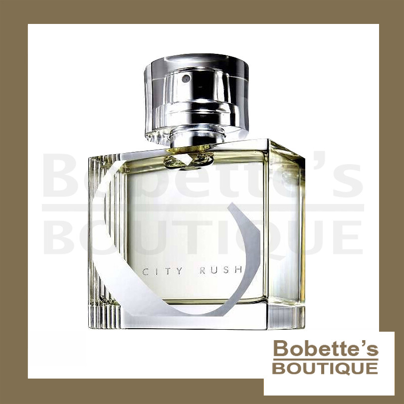 City Rush Avon parfum femme 50 ml longue tenue pour rester fraîche et confiante tout le jour