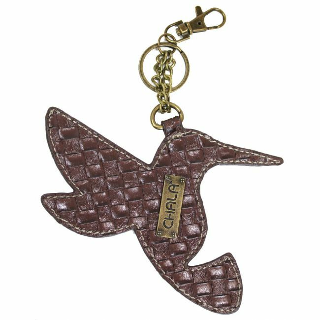 New Chala Purse Bag Charm Clip On Key Ring Fob HUMMINGBIRD Multicolored ...