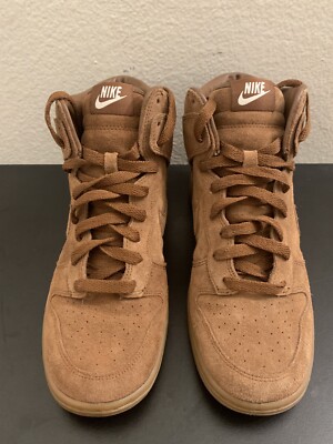 Nike X APC 547758-22” Dunk High Rust Rustic Brown Suede 2012 Men's