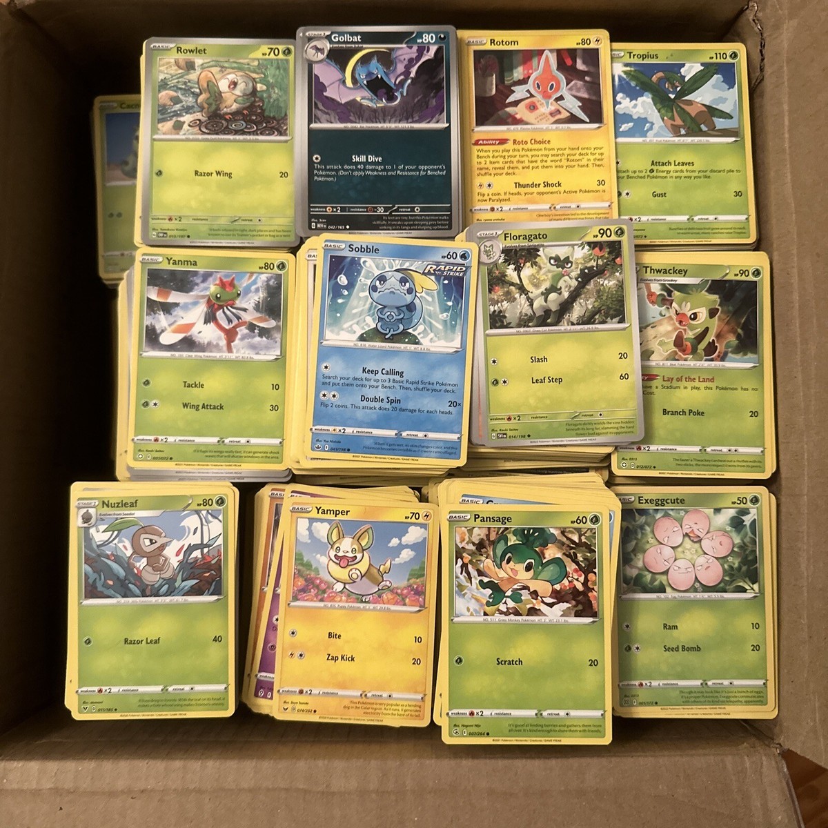 bulk vintage pokemon cards 1000 Pokémon Cards Bulk Lot Commons Uncommons No Basic Energy No Trainers!