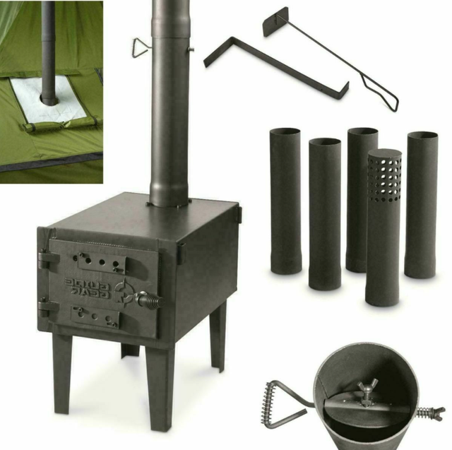 Guide Gear 21020104101 Outdoor Wood Stove Black for sale online eBay