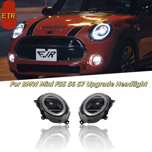 Headlights suitable for BMW mini F55 F56 F57 LED upgrade - Picture 2 of 8
