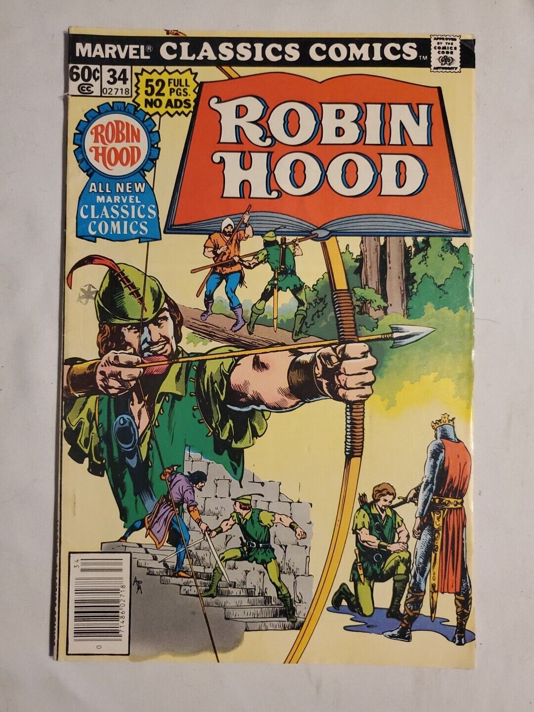 Marvel Classics #34 Robin Hood 1976 (Combo Ship Gemini Mailer) 