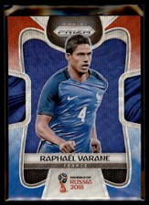2018 Panini Prizm World Cup RED BLUE WAVE #84 Raphael Varane - France Qty