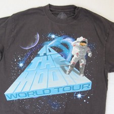 Kid Cudi T Shirt 2022 To The Moon World Tour MADE USA Concert Merch Rap Tee S