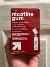 nicotine gum 2 mg coated 100 pieces