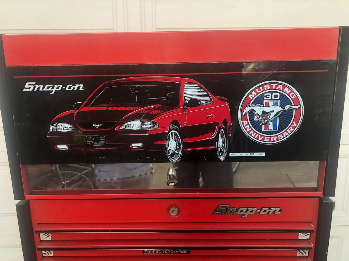 SNAP ON 30th Anniversary Mustang KR-737 and KR-757 Rolling Toolbox