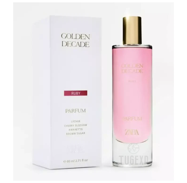 Zara Golden Decade RUBY 80 ml Damen Parfum Duft (2,71 OZ) Neu Parfum