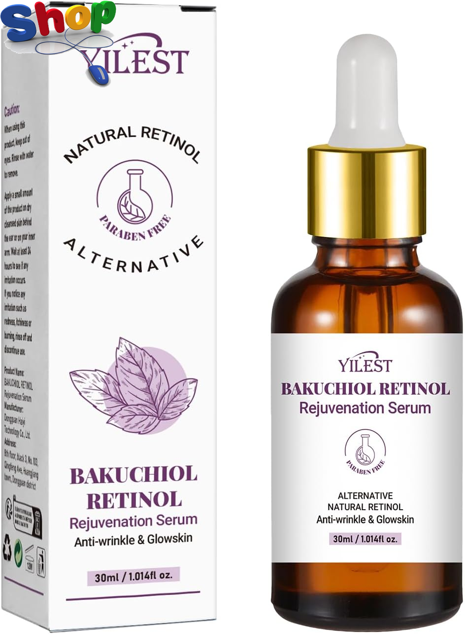 Retinol Serum for Face, Bakuchiol Retinol Serum, Face Korean Retinol for Reduce