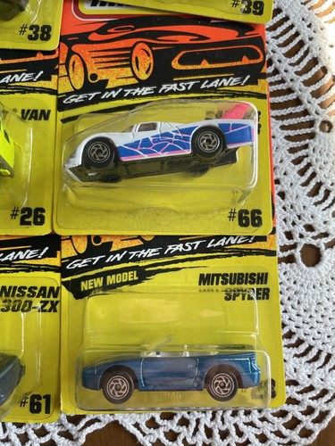 MATCHBOX 6Lot 1994 Get In The Fast Lane Diecast gt166-27 - Picture 6 of 8