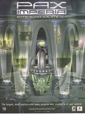 Jeu PC Pax Imperia Eminent Domain Big Box 1997 THQ Complet VF - Occasion Bon état