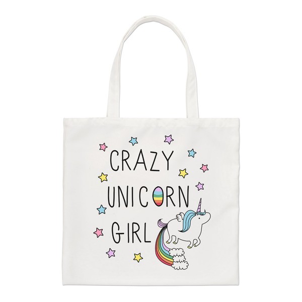 VerrüCkt Einhorn MäDchen Regular Tragetasche Lustig RegenböGen Schulter Shopper-image
