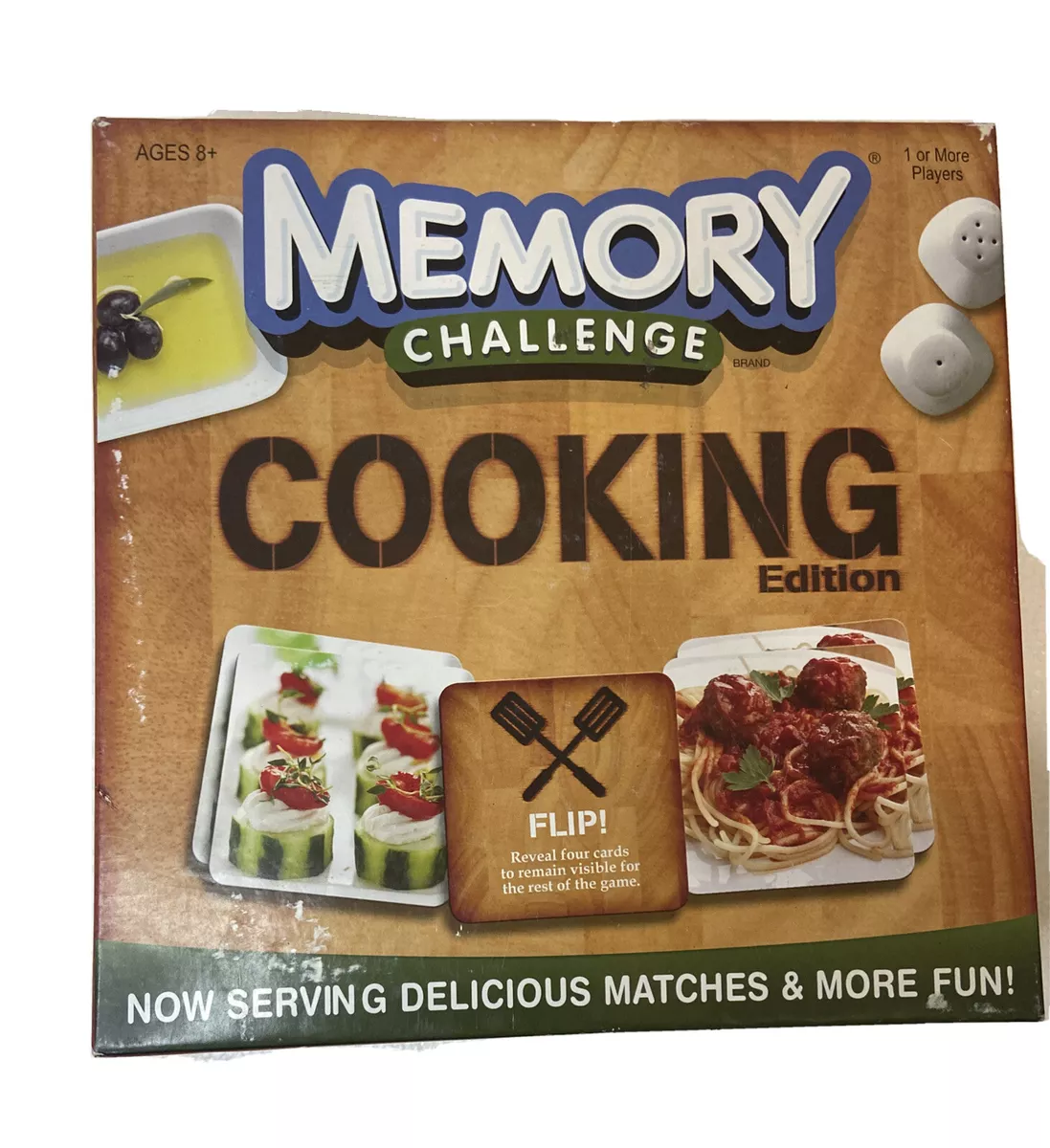 Cooking Edition MEMORY CHALLENGE New 2012 8+ Boys Girls & Family Usaopoly  NIB