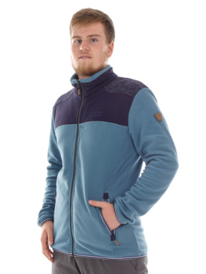 CMP Fleecejacke Funktionsjacke Übergangsjacke blau isolierend Kragen