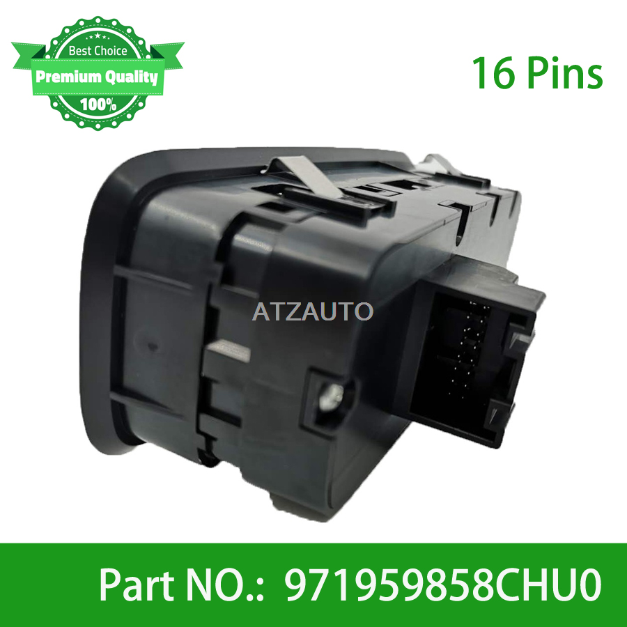 Power Window Switch 971-959-858C for Porsche Vehicle 2018-2021 Cayenne