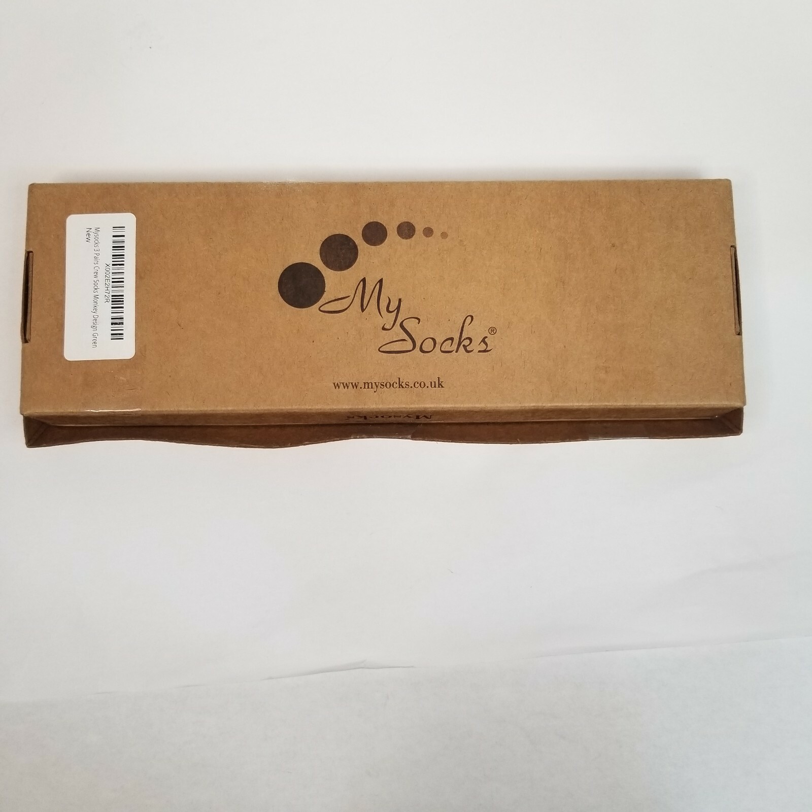 как выглядит My Socks Crew Socks Monkey Design in Green Set of 3 фото