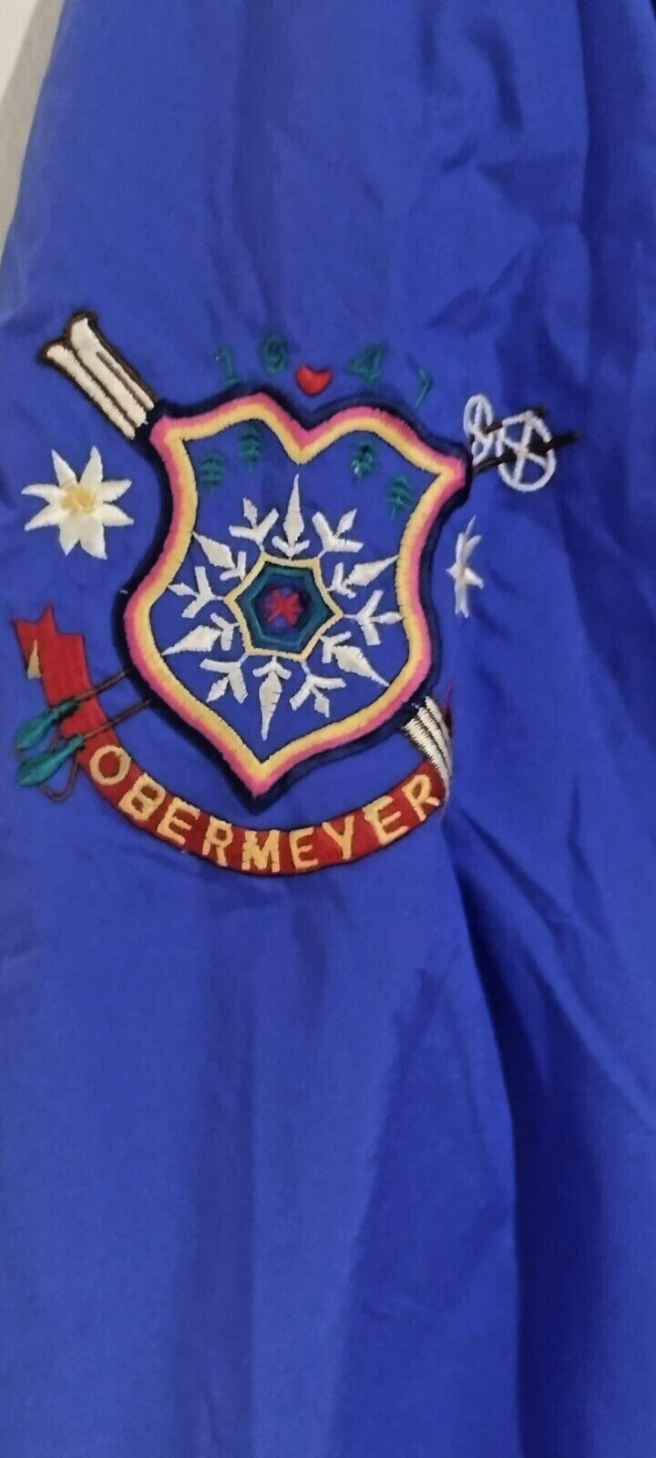 OBERMEYER Blue Alpine Jacket S EUC Embroidery Eld… - image 8
